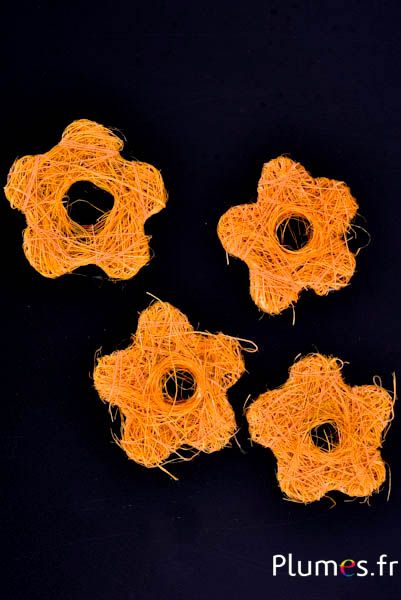 Sisalblume - Ø 5 cm - orange